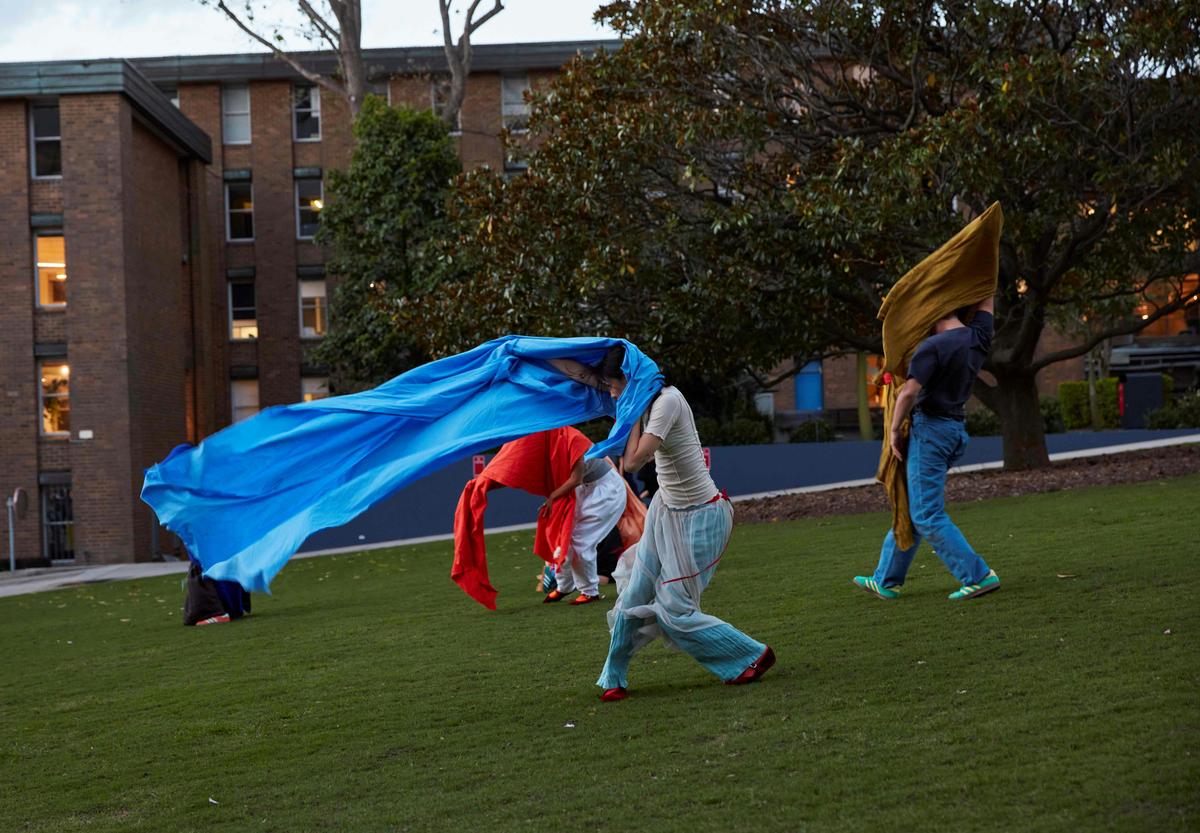 Lauren Brincat, When do I breathe? 2024, collaborative community action–performance, Randwick NSW.