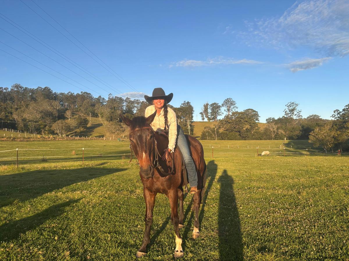 Olivia (owner) and her horse