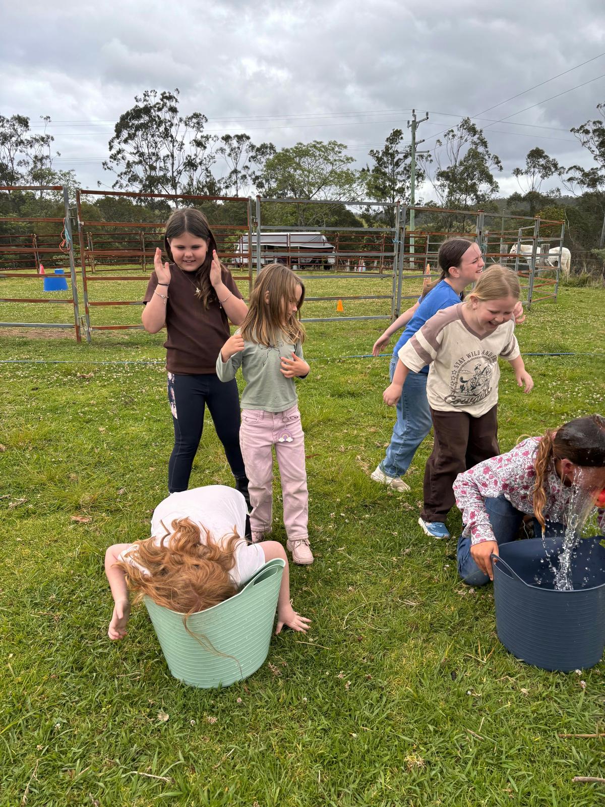 Kids horse Day camp Apple bobbing