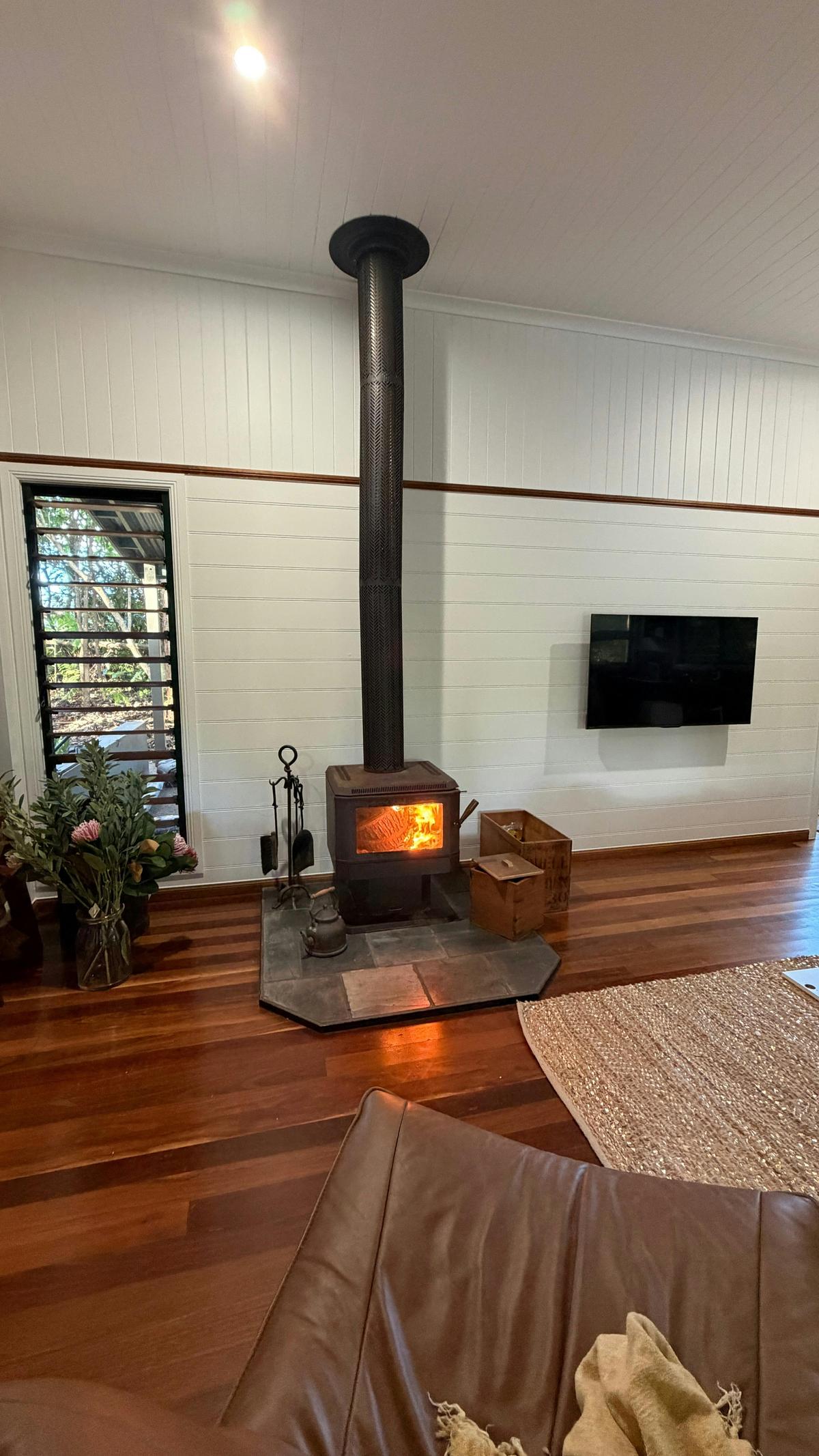 Palmerston Cottage - fireplace