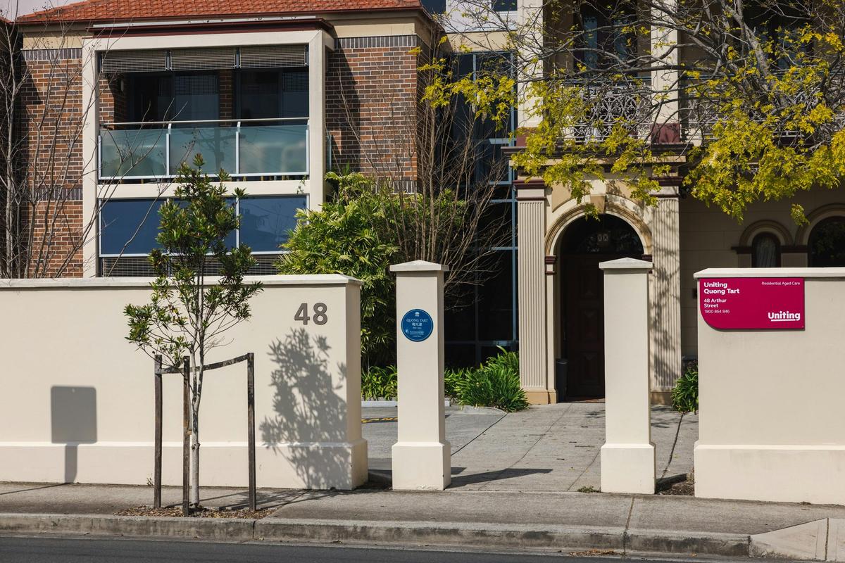 Uniting Quong Tart Ashfield blue plaque