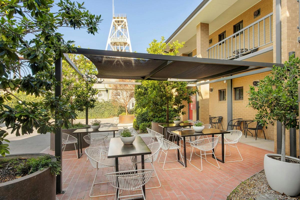 Courtyard with Goldmine View