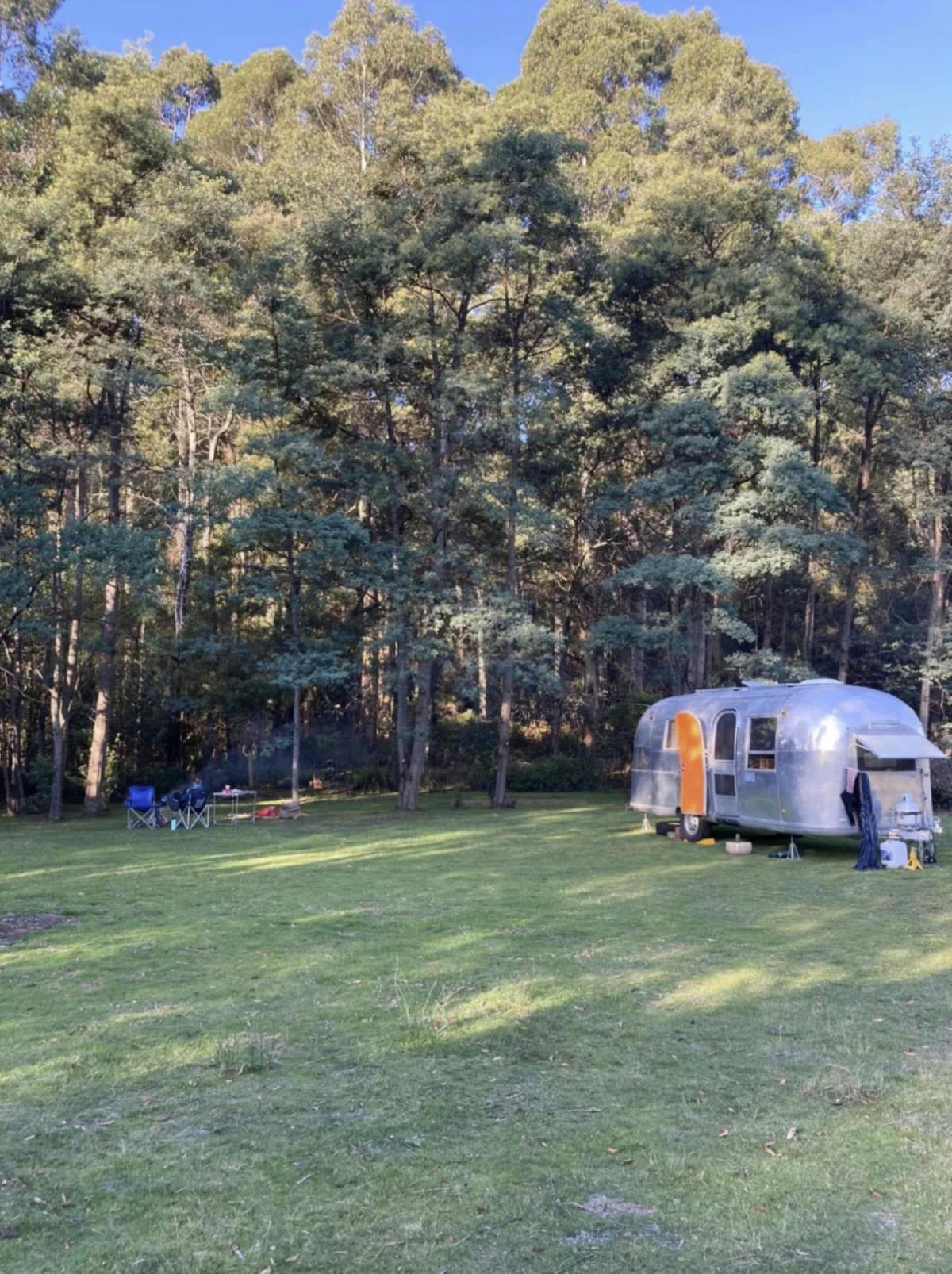 Camping is in an idyllic location beside the Leven River, within a 100 acre natural forested propert