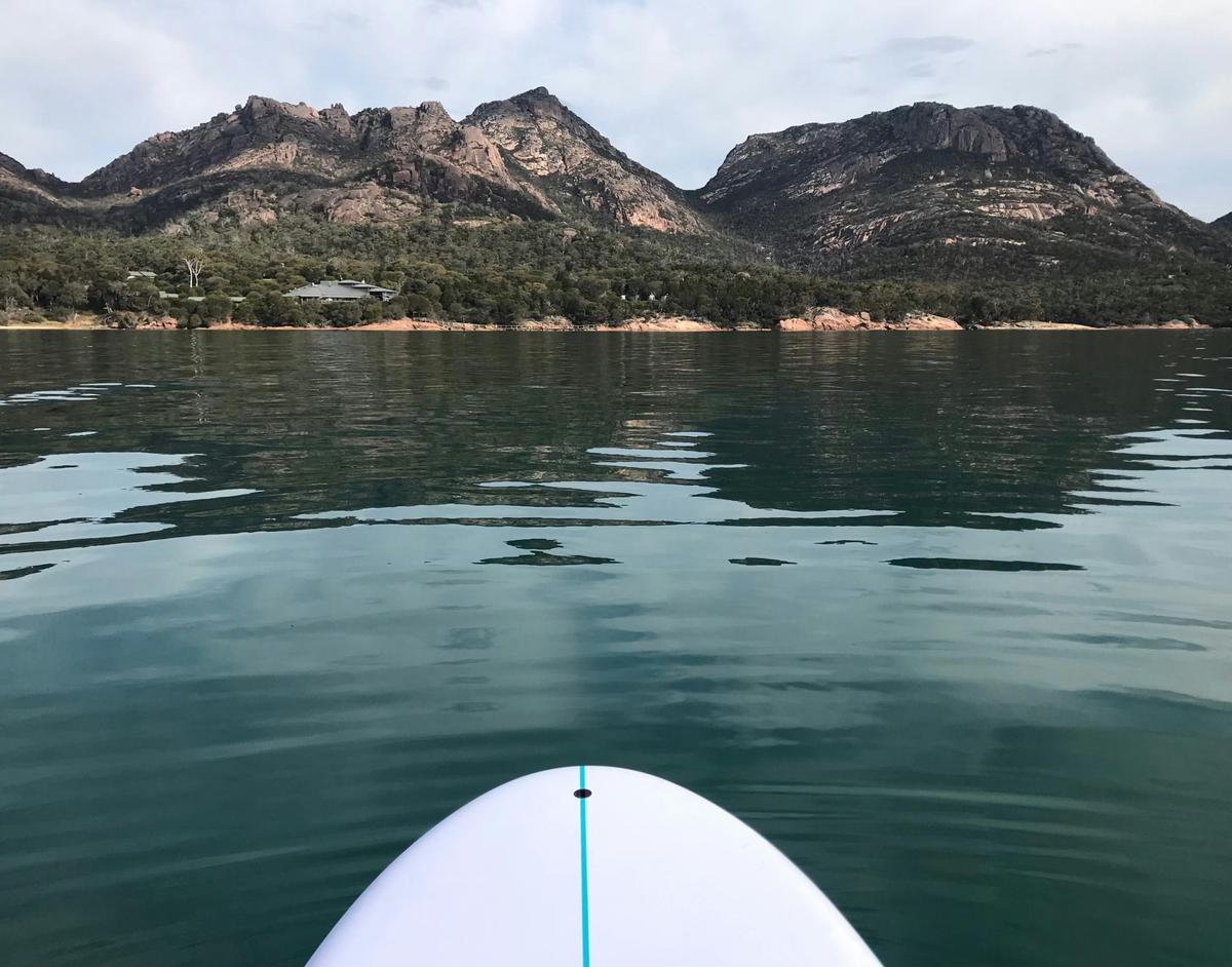 Stand-Up Paddleboarding in Coles Bay