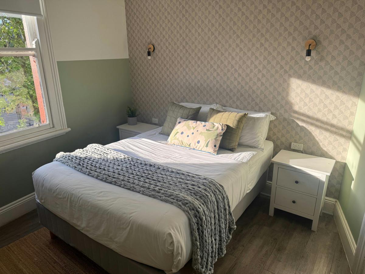 Boutique guest room at Native Rose Hotel, Rozelle.