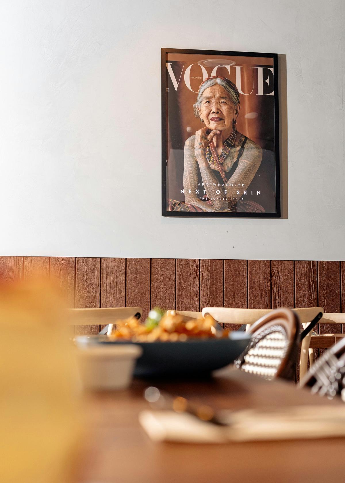The portrait honours a cultural figure who represents Filipino heritage, artistry and tradition. Her
