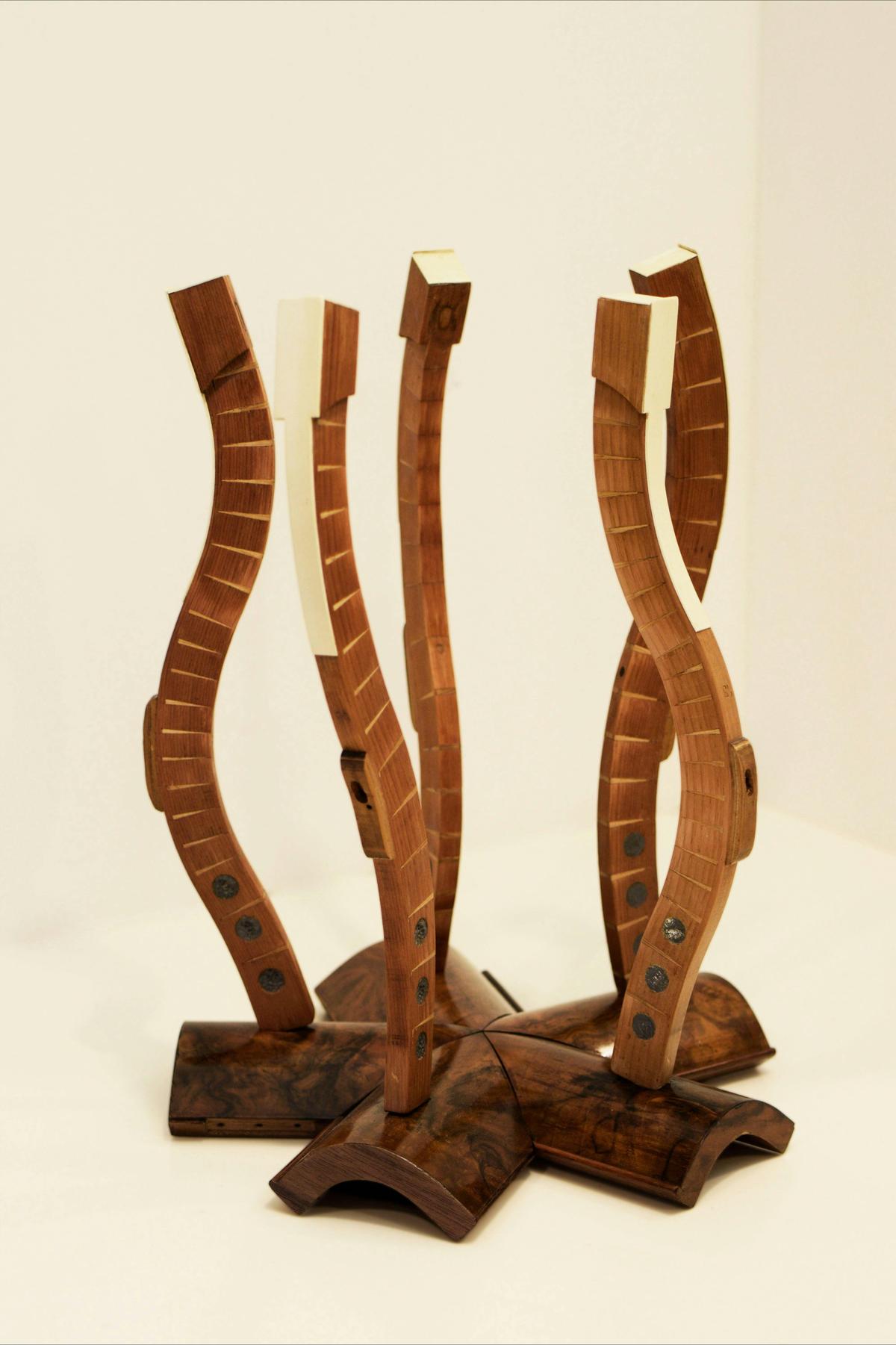 Martin Rowney, Dance Class 3, 2026, Mixed media - piano keys