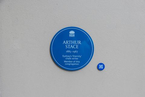 Arthur Malcolm Stace Blue Plaque