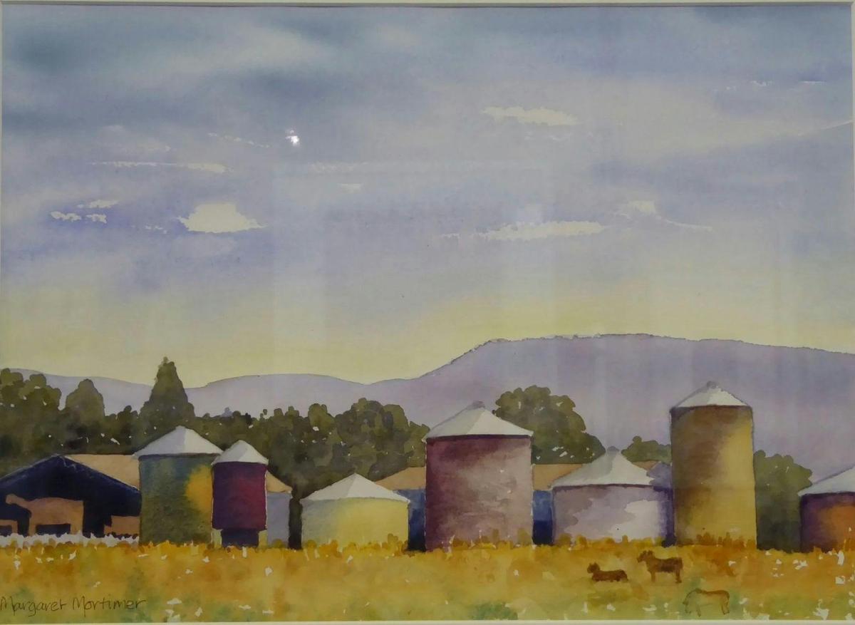 Rural Scene in Hartley by Margaret Mortimer