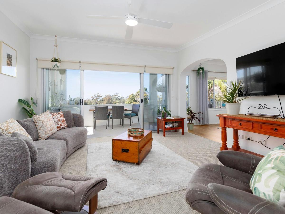 Lounge Room, Sliding glass doors, Kick back Relax, with views of the River.