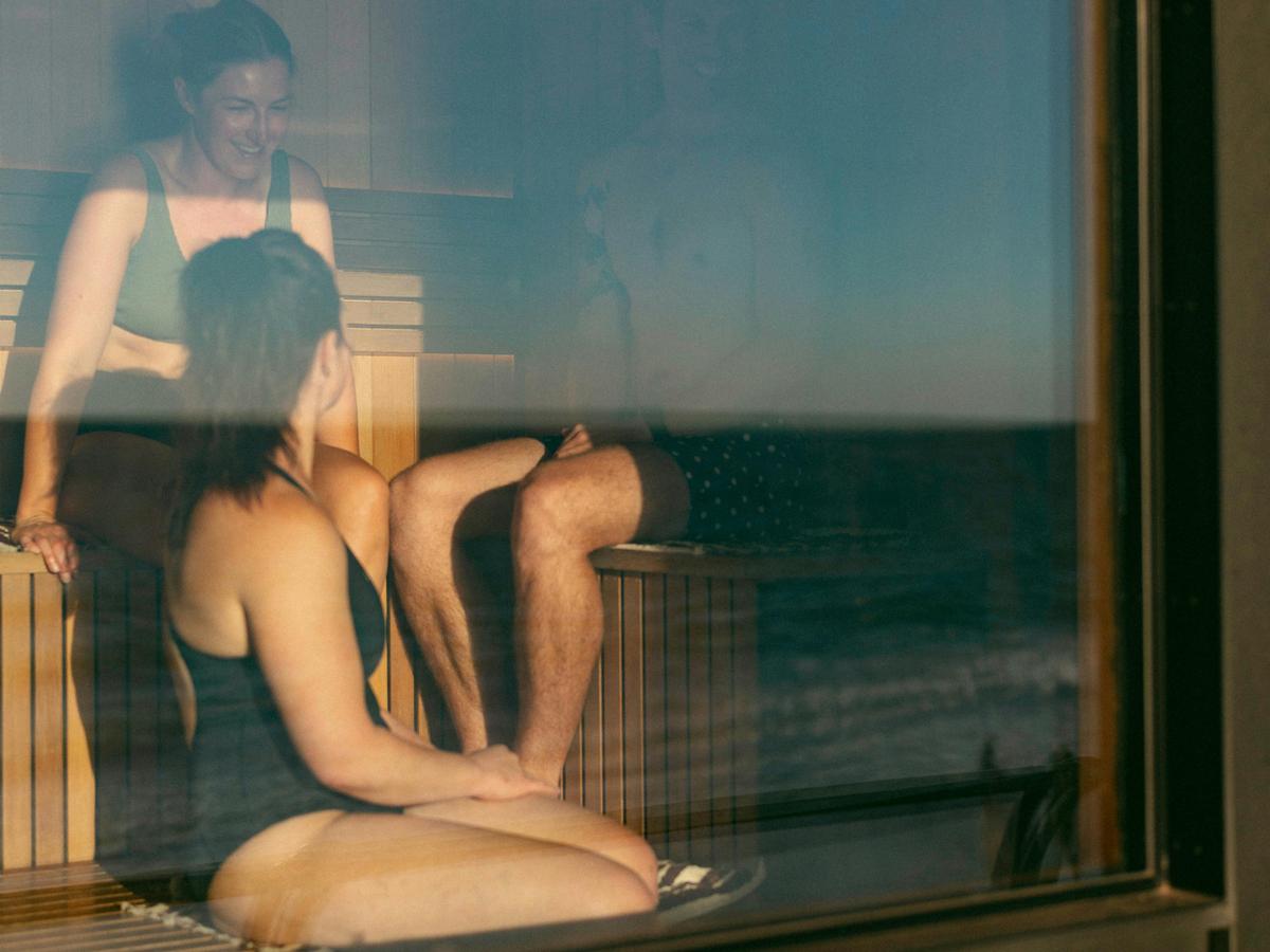 Enjoy some time with friends, or make new connections through the communal sauna experience