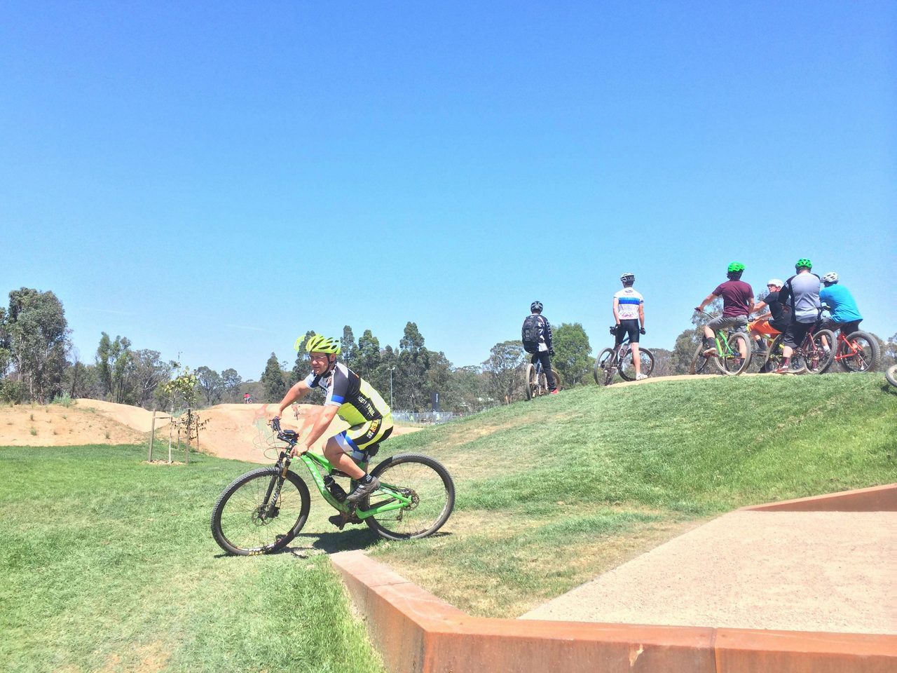 Jump track at Wylde MTB Trail