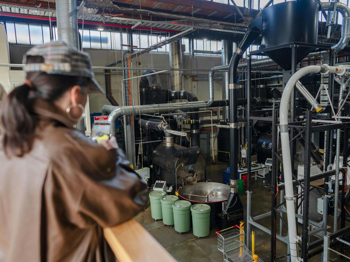 Peek into our working roastery
