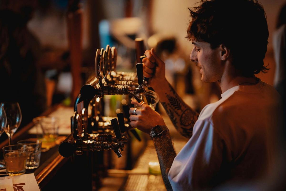 Pull up a pew, wrap your hands around a cold beer or a glass of local wine and tune out.