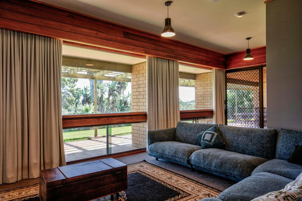 Large lounge with natural light