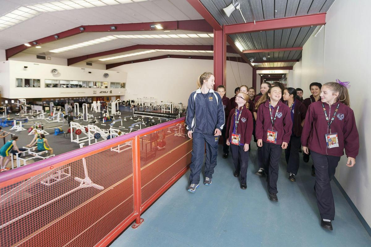 See the athletes training area on a tour
