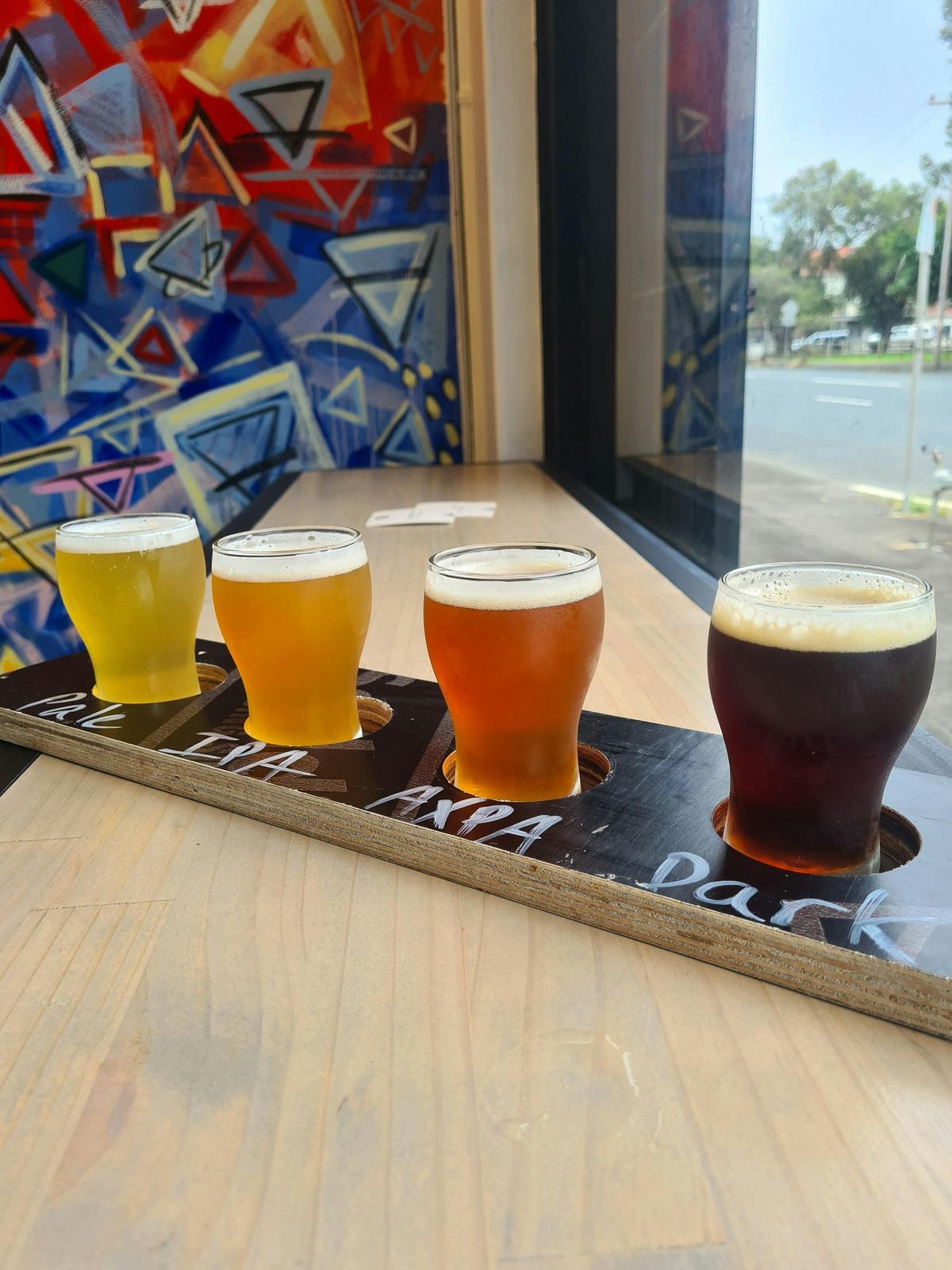 Sample the beers