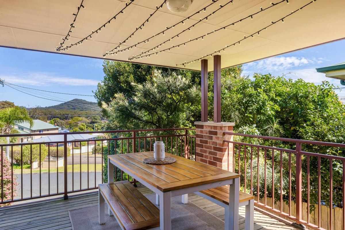 upstairs balcony