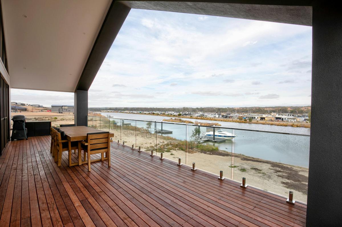 large decking area