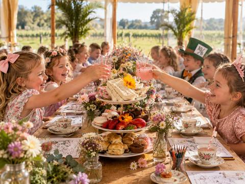 Kids German High Tea Party in the Barossa Valley