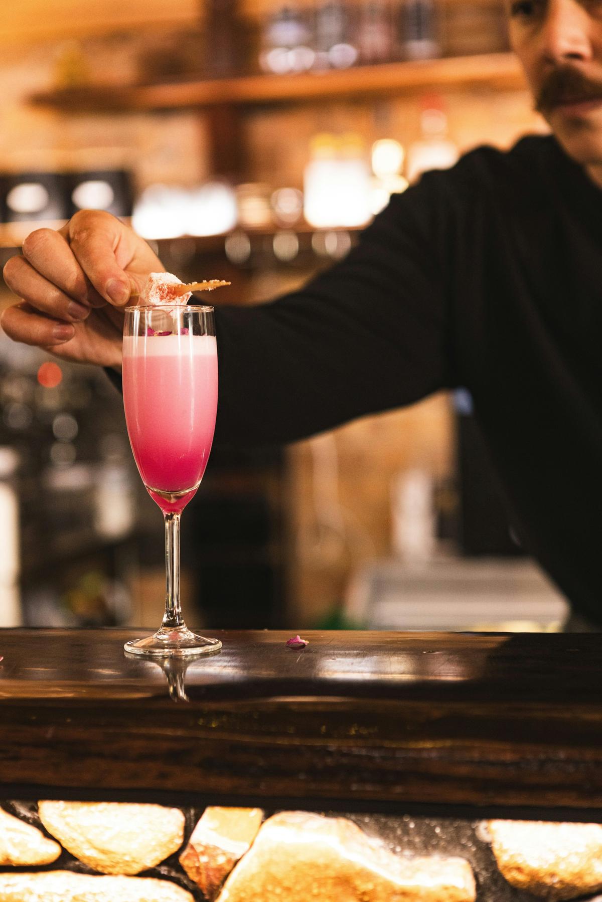 Turkish Delight cocktail, sweet floral and delicious!