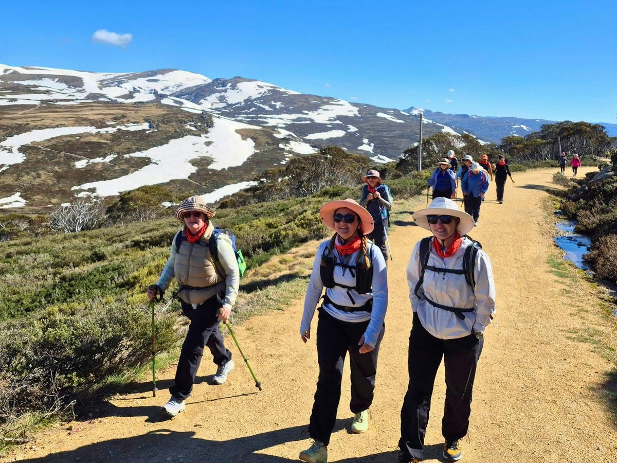 Hiking in the Snowy Mountains