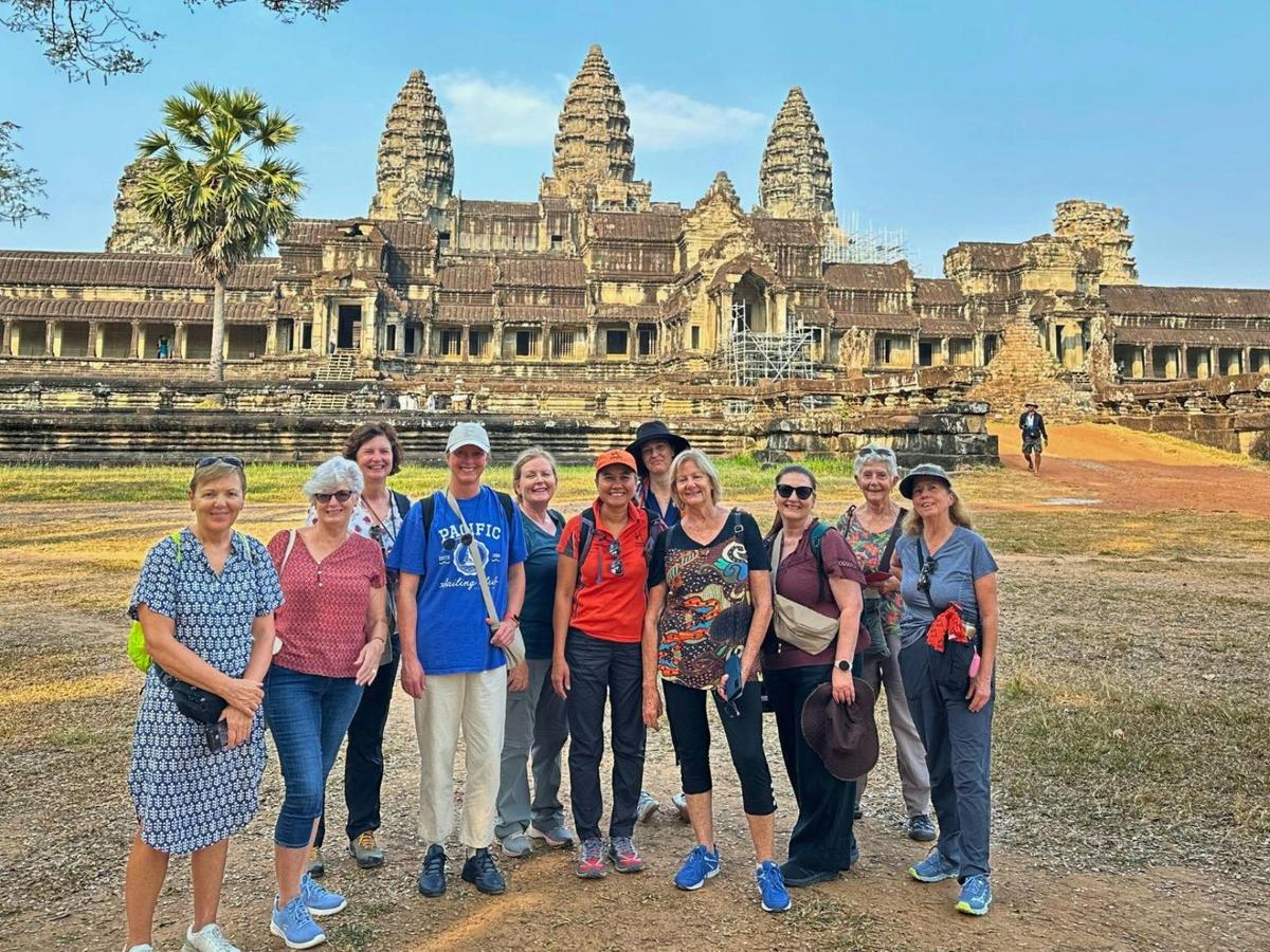 Group shot at Angkor Wat
