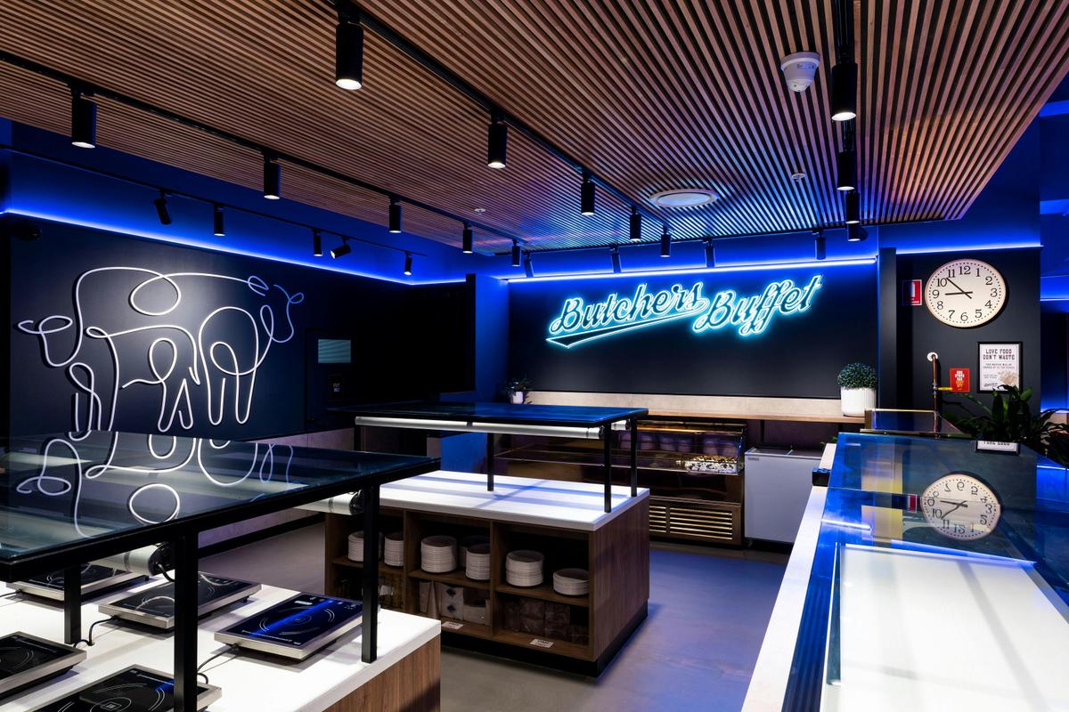 Buffet area at Butchers Buffet Lidcombe