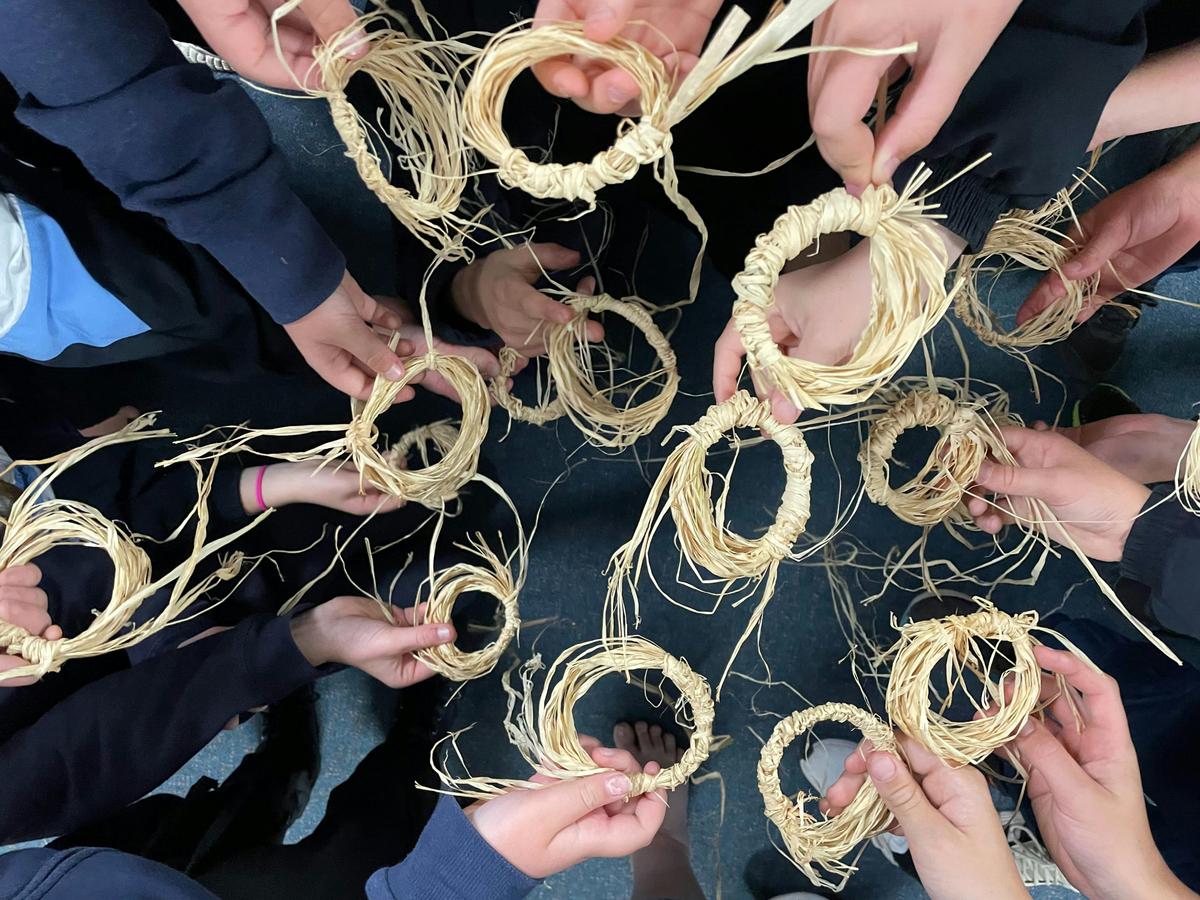 Weaving workshops will be one activity at the Pop-Up.