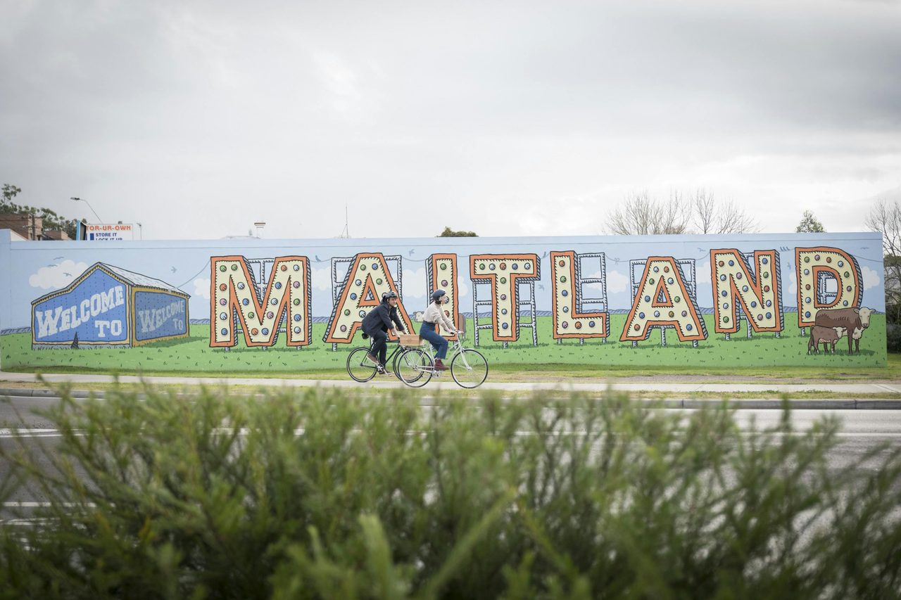 Welcome to Maitland mural