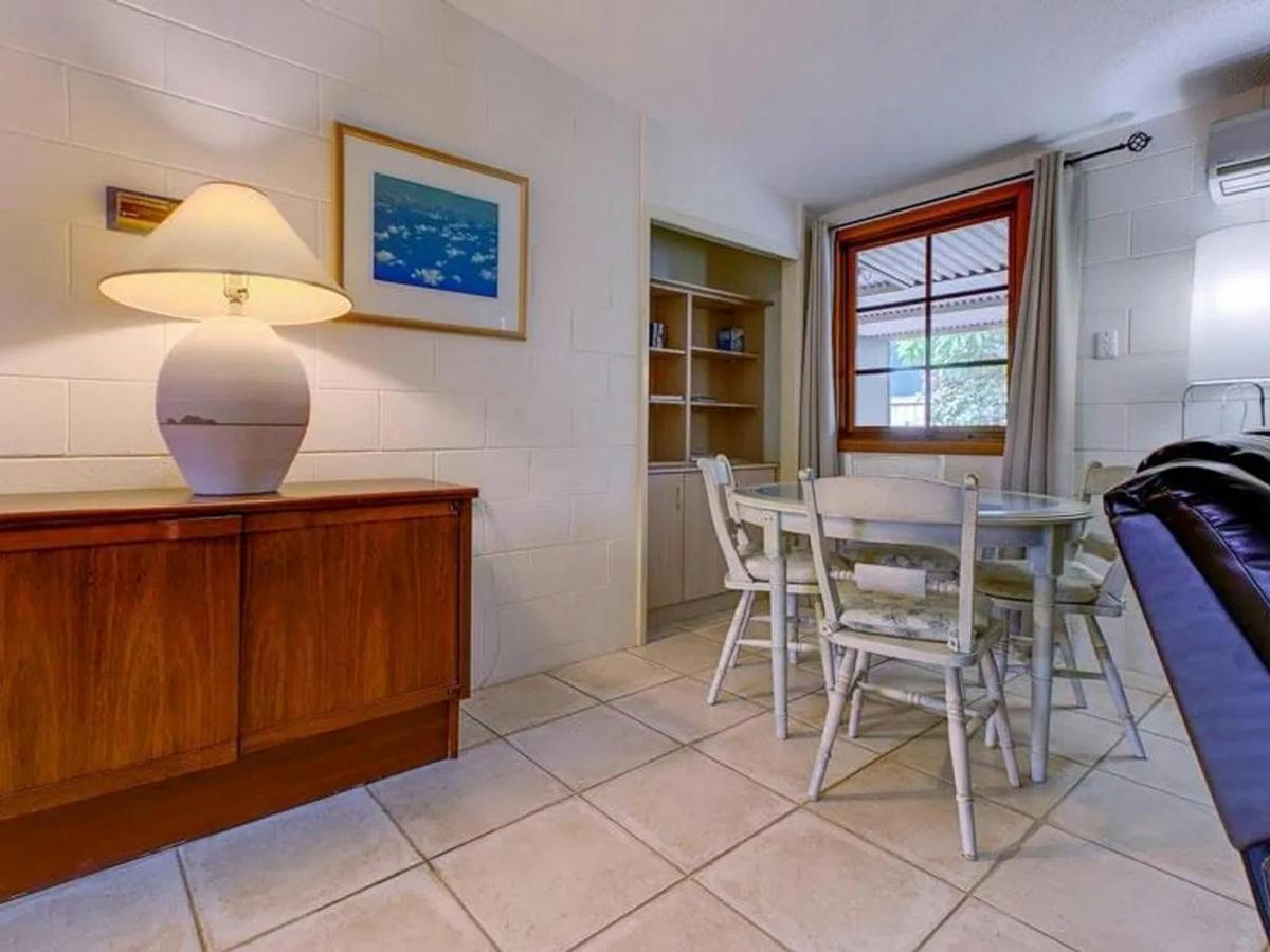 A bright dining area offers a comfortable place to gather for meals during your stay