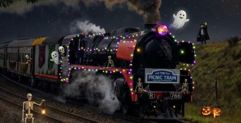 Halloween Picnic Trains