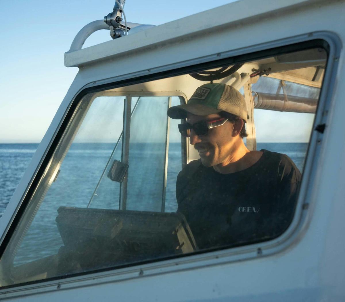 Skipper Tropi planning out our day