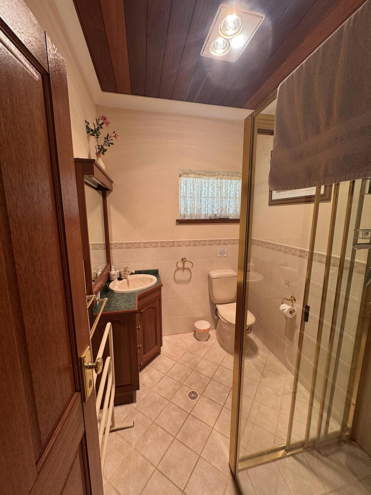 Private bathroom with shower at Oasis of Hope