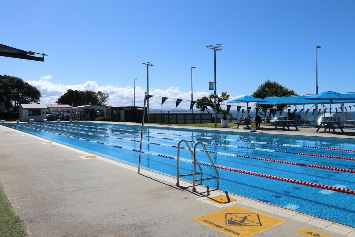 Byron pool's view of the ocean