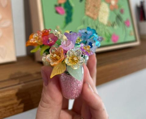 Adult Mini Beaded Bouquets Workshop