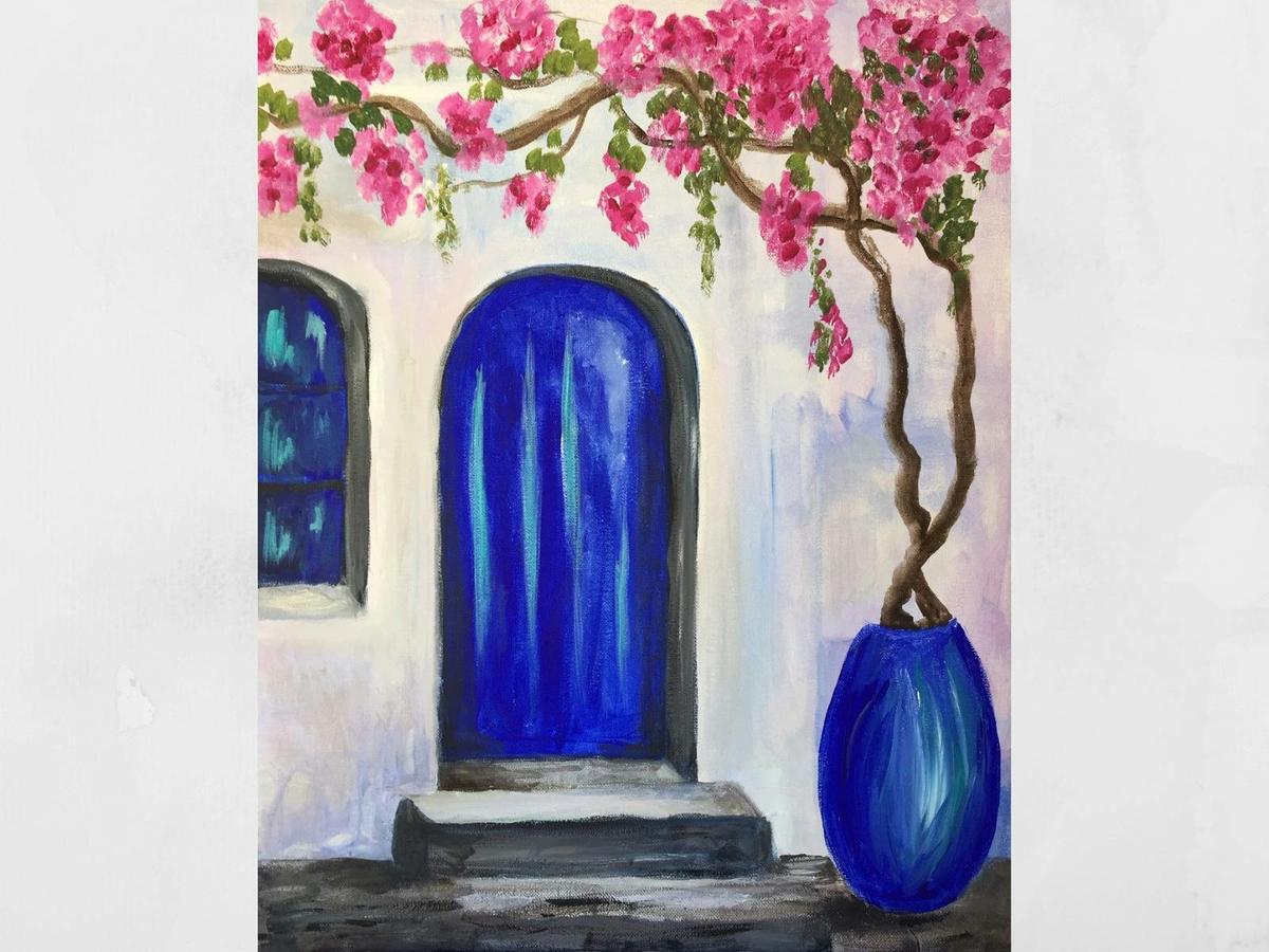Paint Pinot Blue Door at Yass Soldiers Club