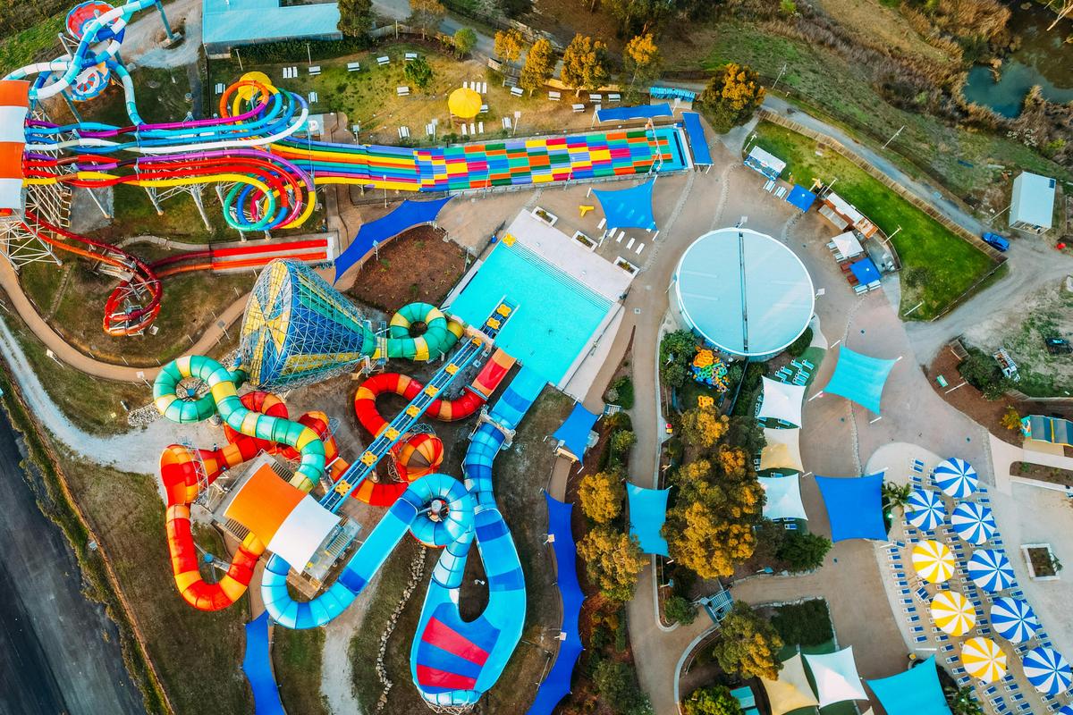 Sydney Action Park Birds Eye View of City Central and Circular Quay Attraction Precincts