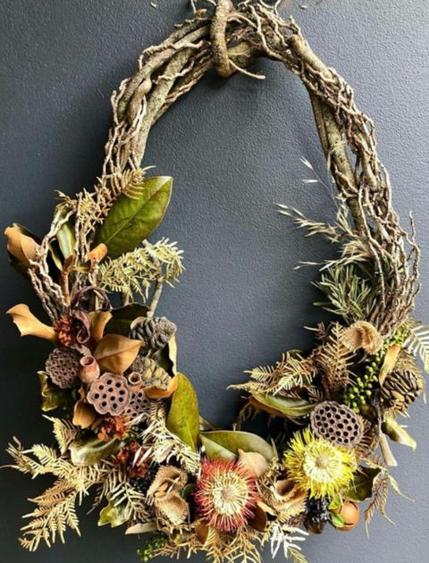 Botanical Christmas Wreaths