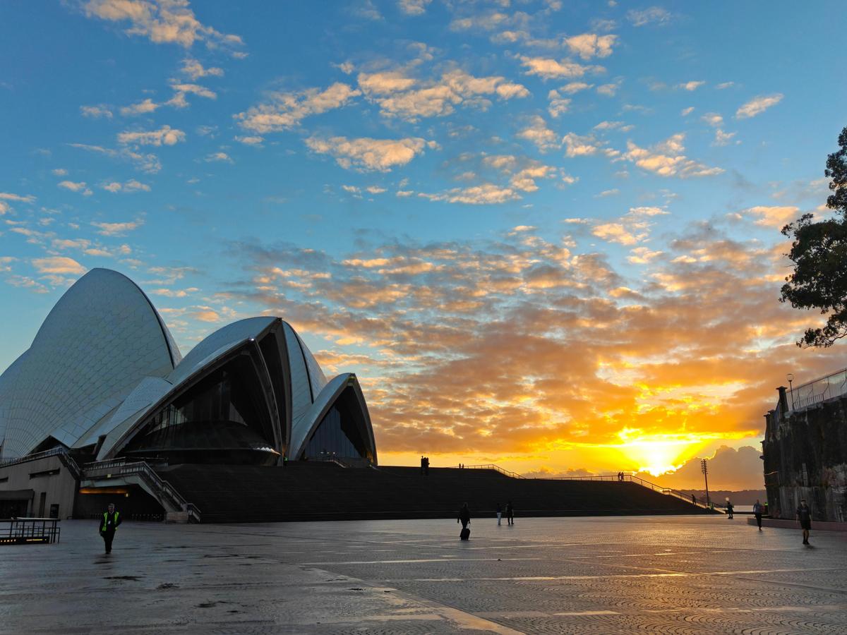 The Opera House at the crack of dawn