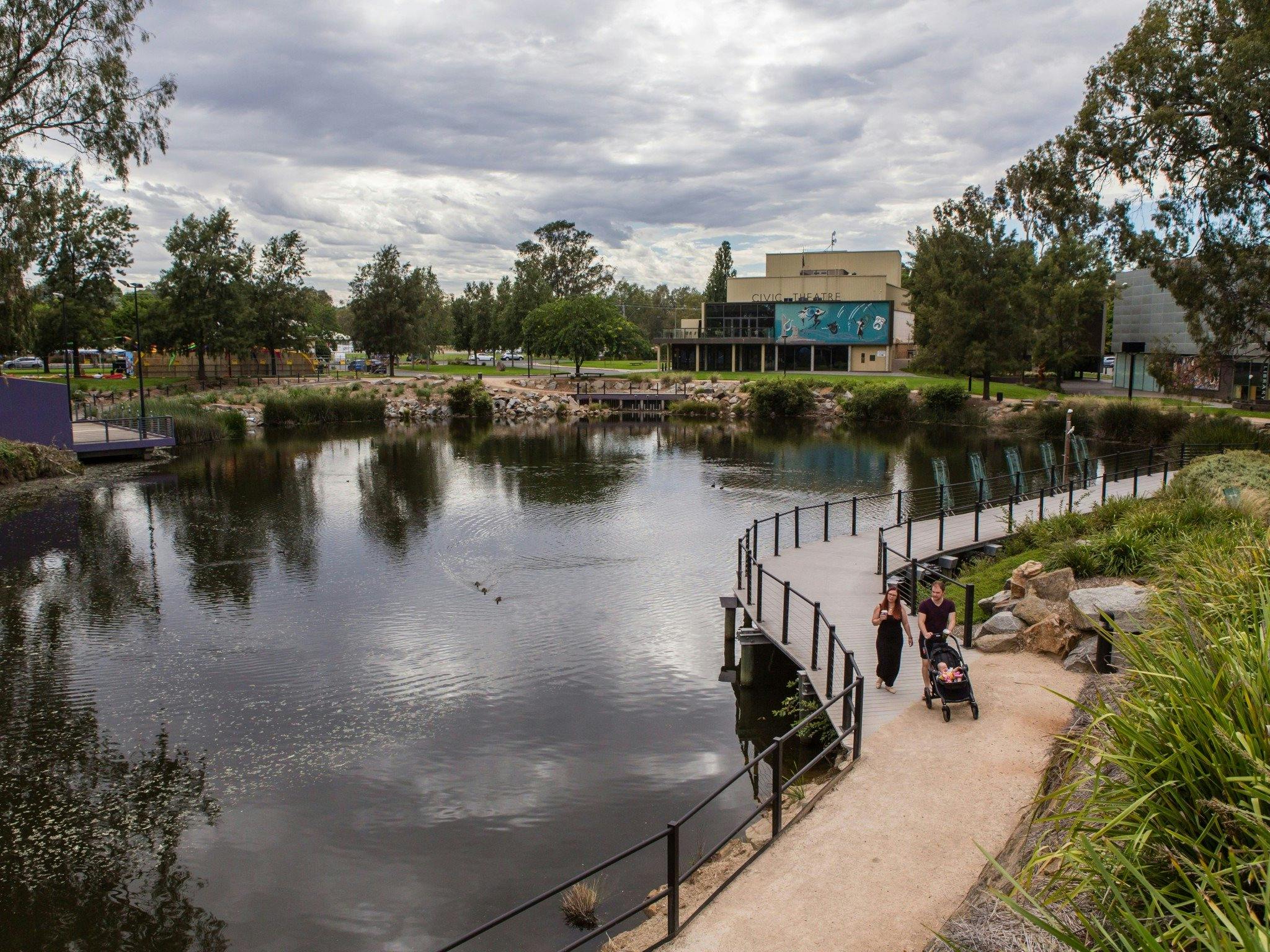 Wollundry Lagoon in Wagga Wagga