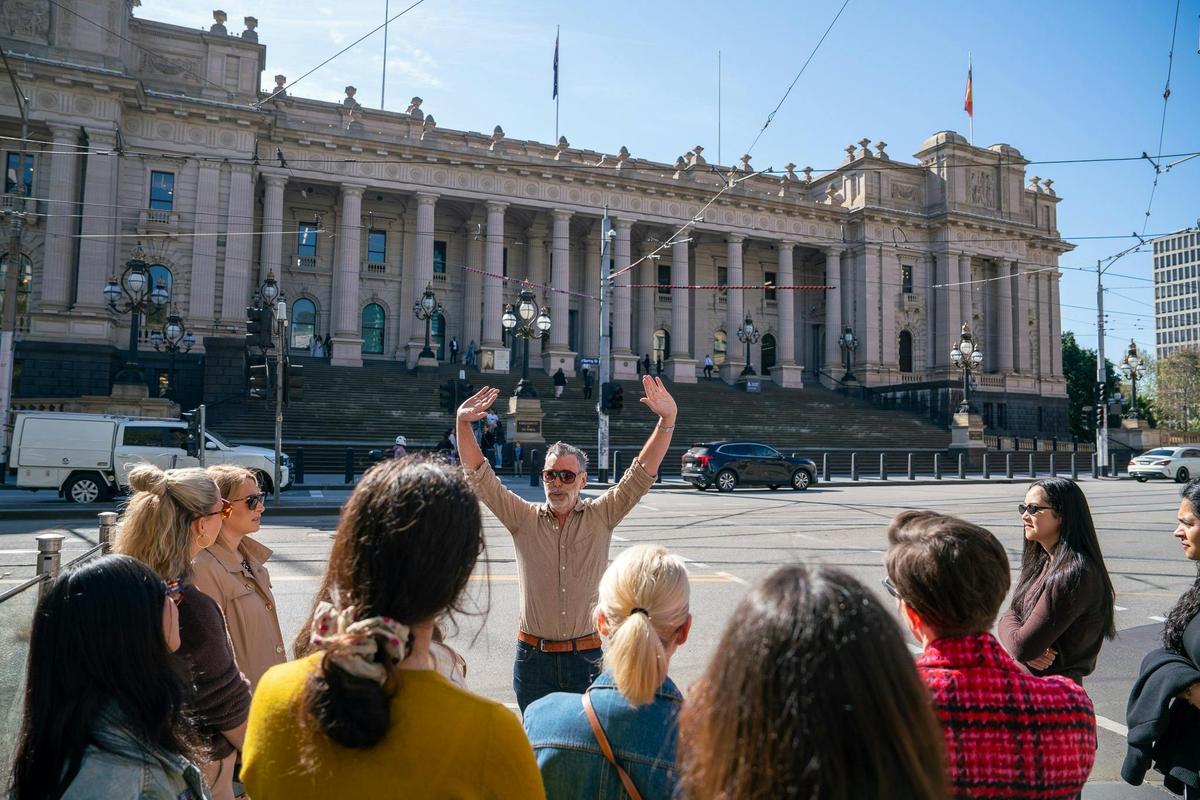 Nick at Parliament House