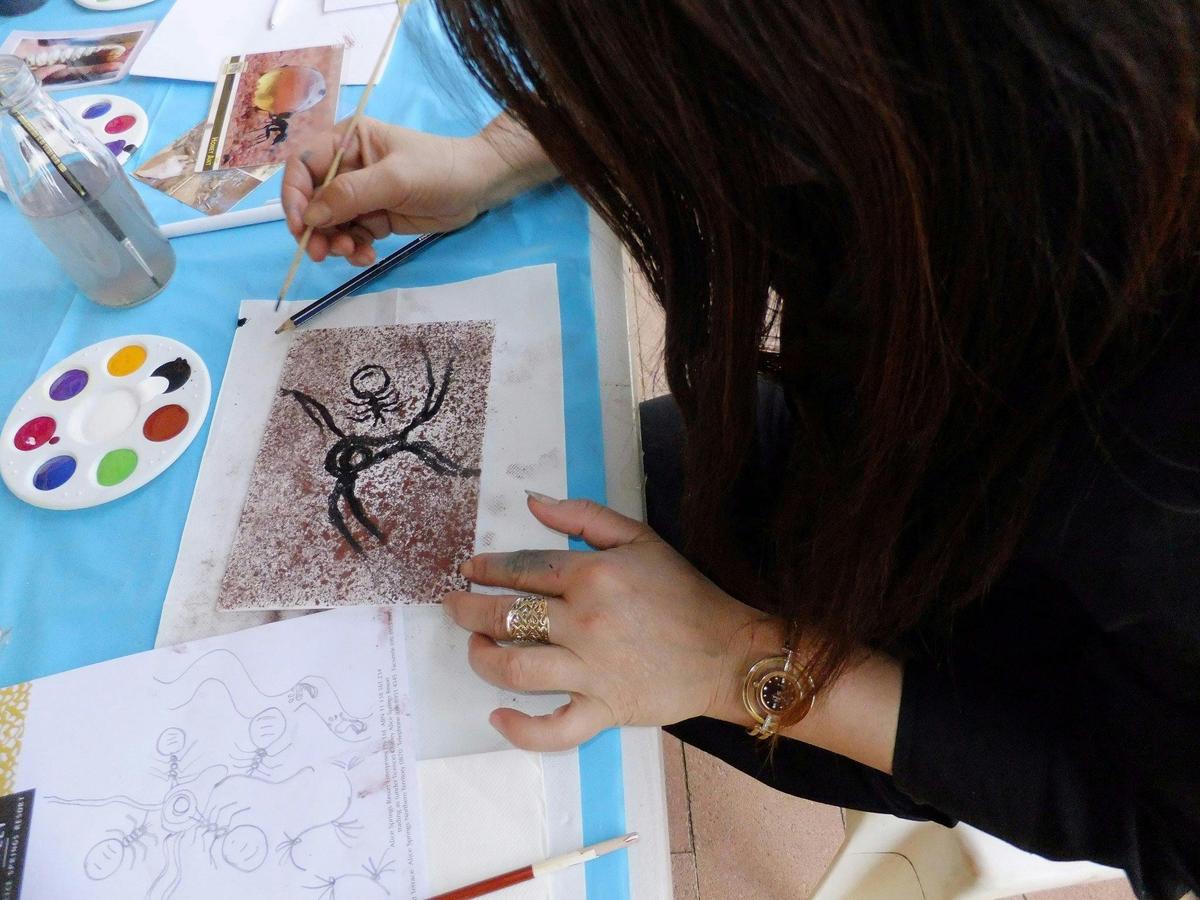 Tinkerbee Sandpainting Workshop