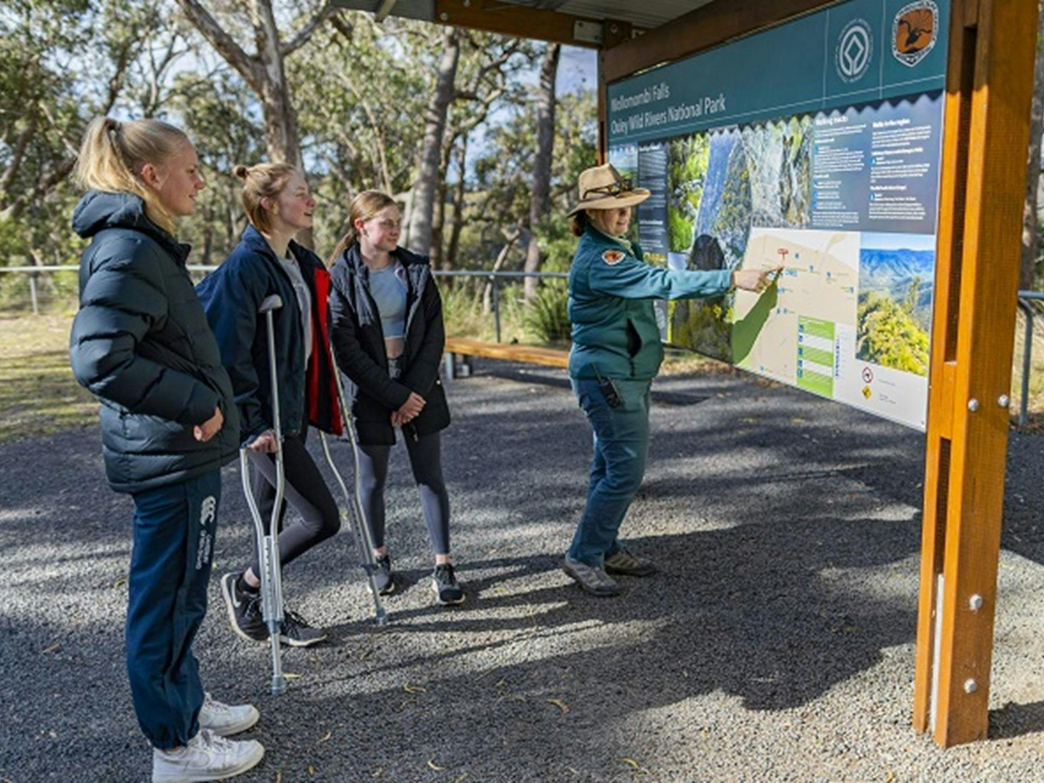 Wollomombi Falls picnic area. Photo: Josh Smith © DPE