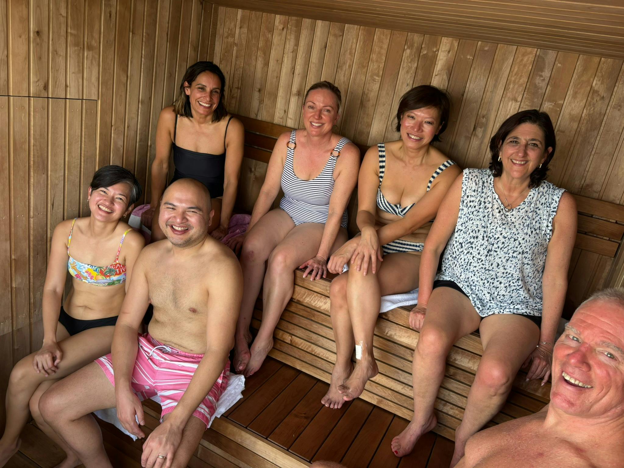 Sharing the sauna experience