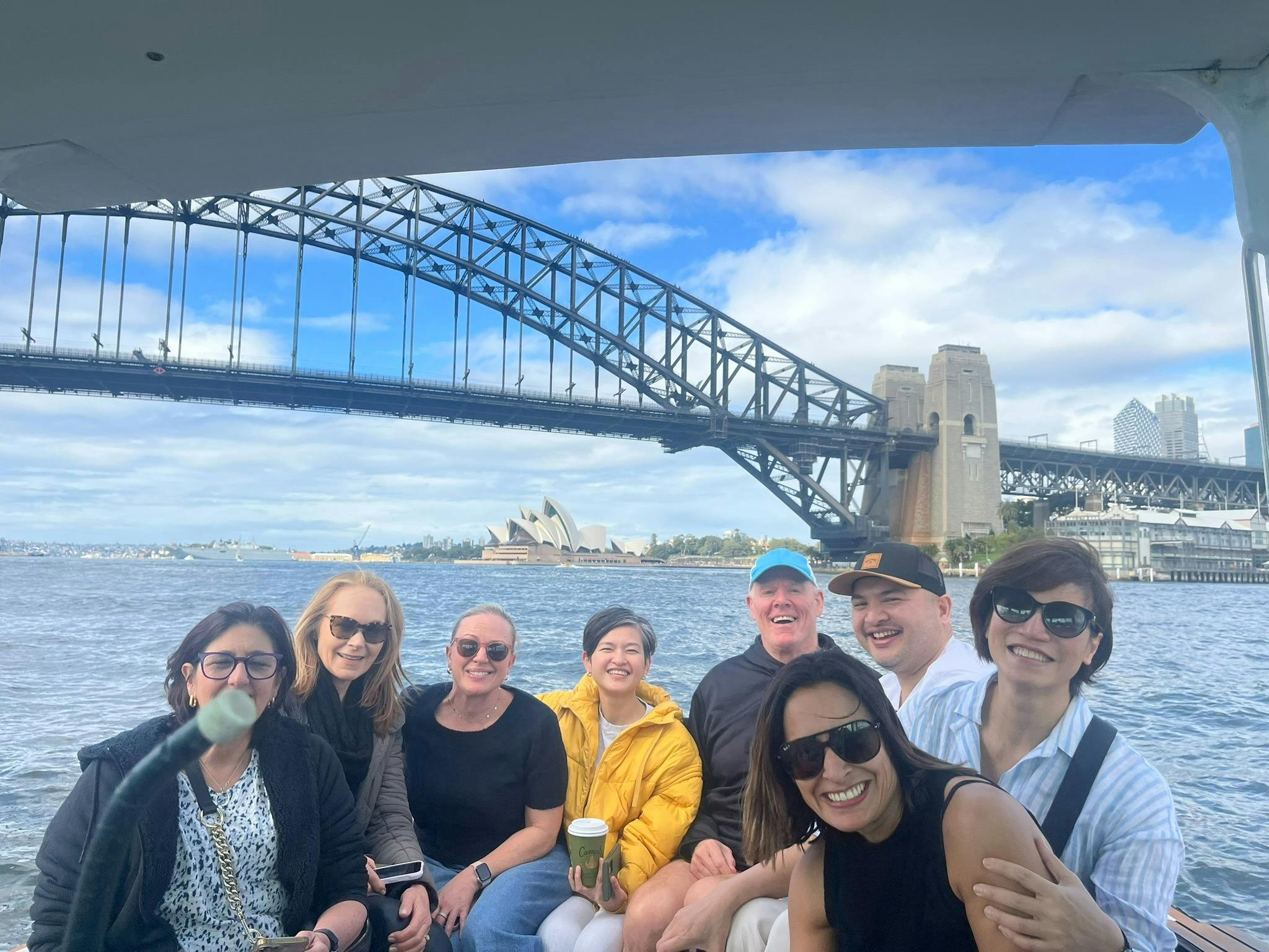 Tender ride to the Sauna Boat