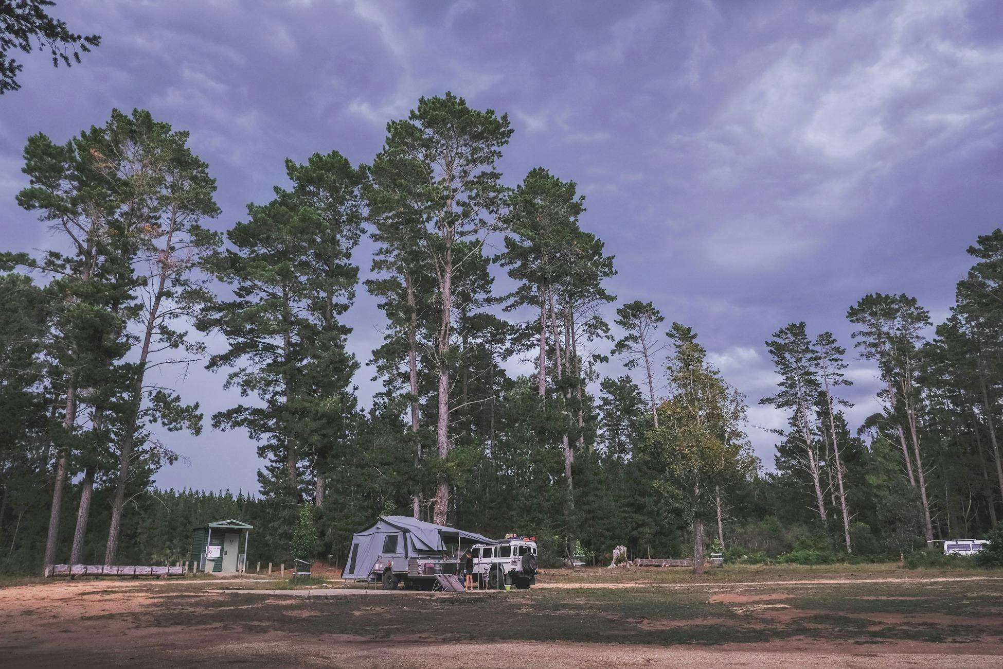 Wingello Campground at dusk
