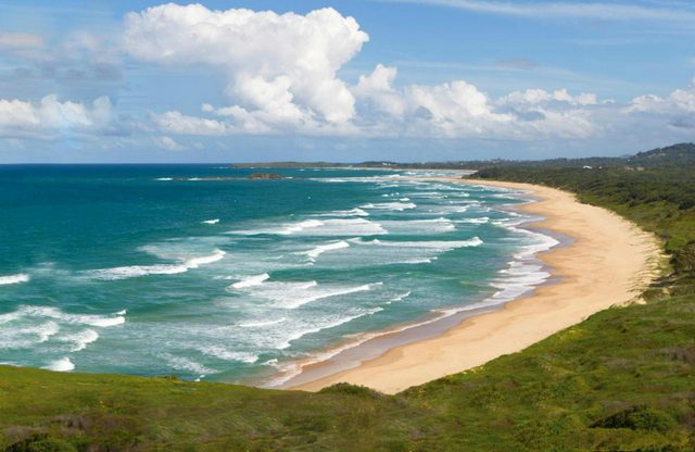 Woolgoolga Beach and Headland