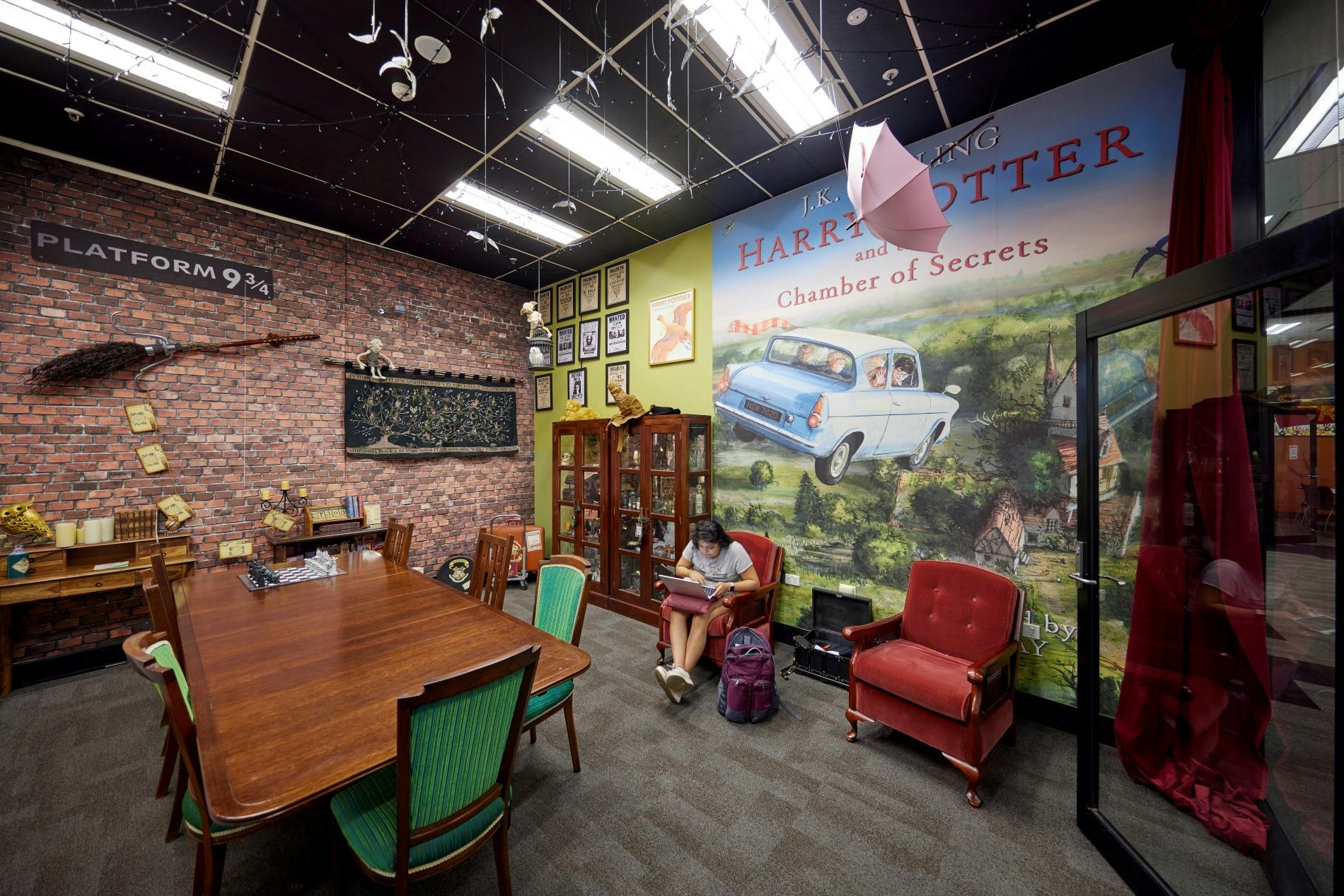 Our popular 'Harry Potter Room' welcomes everyone.