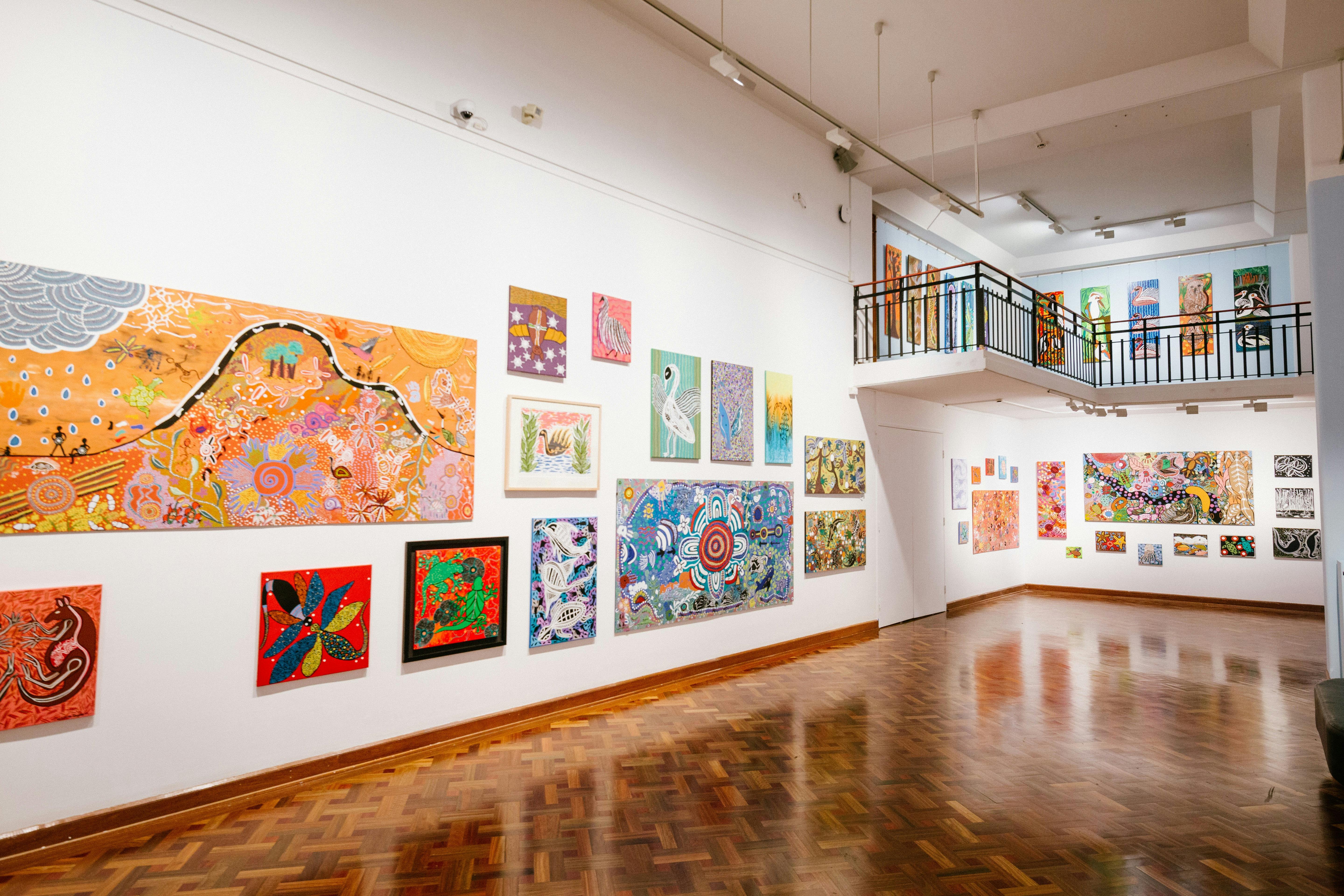Internal view of the Wollongong Art Gallery
